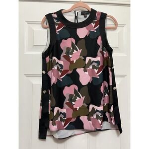 Ted Baker London Maple Swirl Tunic Size 2 Work Office Preppy Resort Wear Blouse